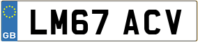 Truck License Plate